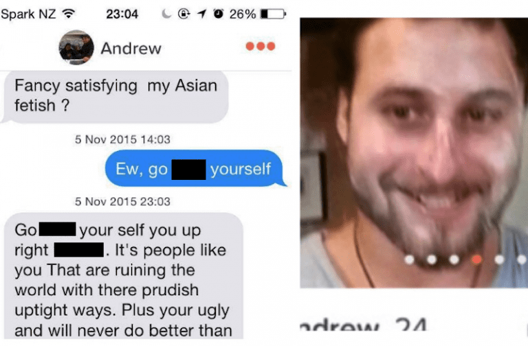 Racist Reality Star Melts Down After Tinder Match Wouldn’t Satisfy His ‘Asian Fetish’