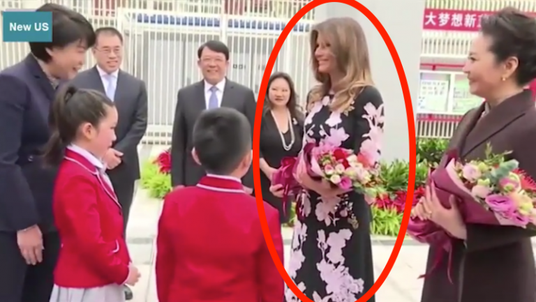 Melania Trump Wears $4,000 Asian-Inspired Gown During China Trip