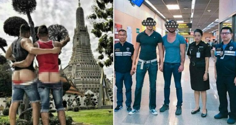 Thai Police Arrest American Couple for Taking Bare Butt Instagram Photos at Sacred Temple