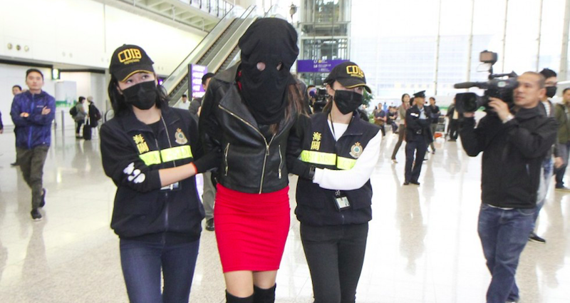 Greek Model Arrested for Smuggling $307,000 of Cocaine in Hong Kong