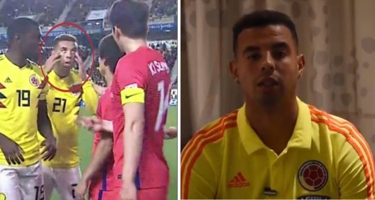 Colombia Soccer Player Offers Scripted Apology for Racist ‘Slant Eyes’ During Match in South Korea