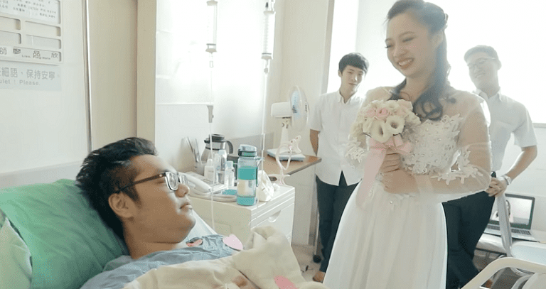 Man Dumps Girlfriend After Horrible Accident, She Responds by Proposing in a Wedding Dress
