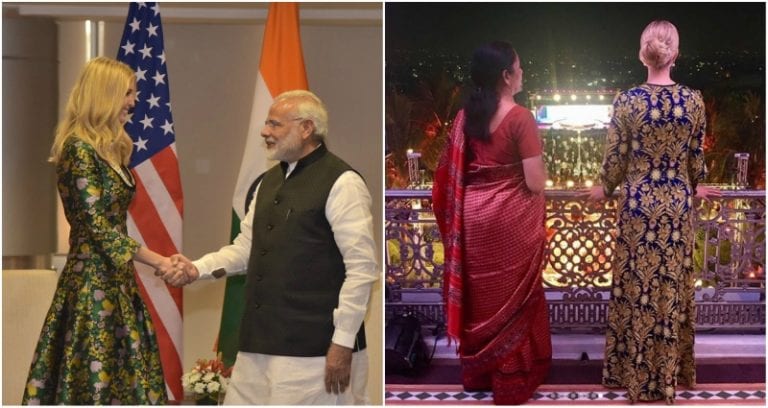 Ivanka Trump Accused of Cultural Appropriation After Wearing ‘Asian’ Dresses During India Visit