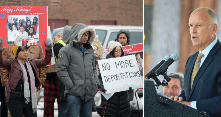 California Governor Jerry Brown Defies Trump, Pardons 132 Cambodians Set for Deportation