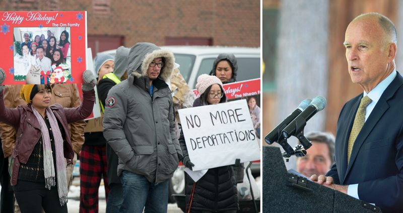 California Governor Jerry Brown Defies Trump, Pardons 132 Cambodians Set for Deportation
