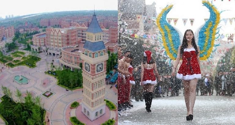 Sichuan Aviation College Presents Sexy ‘Victoria’s Secret Christmas Show’ on Christmas Eve