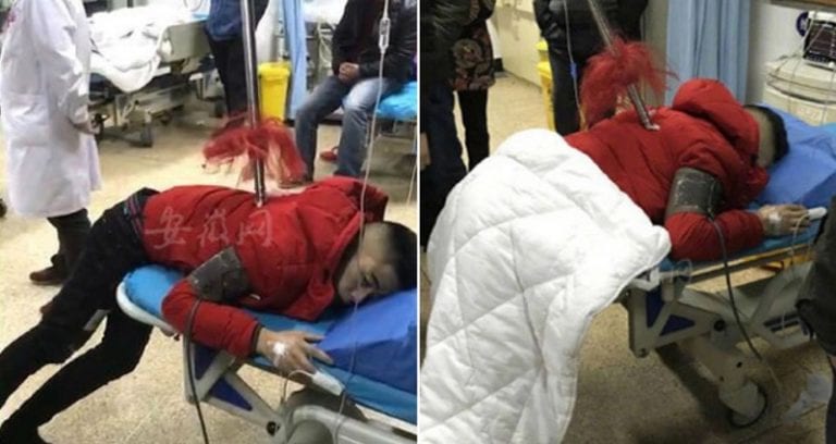 Man Reportedly Harpooned With Chinese Spear, Miraculously Survives
