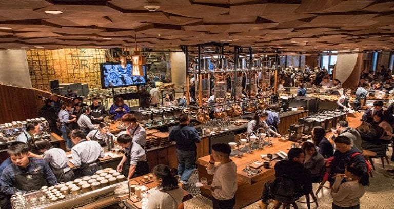 The Biggest Starbucks in the World is Now in Shanghai
