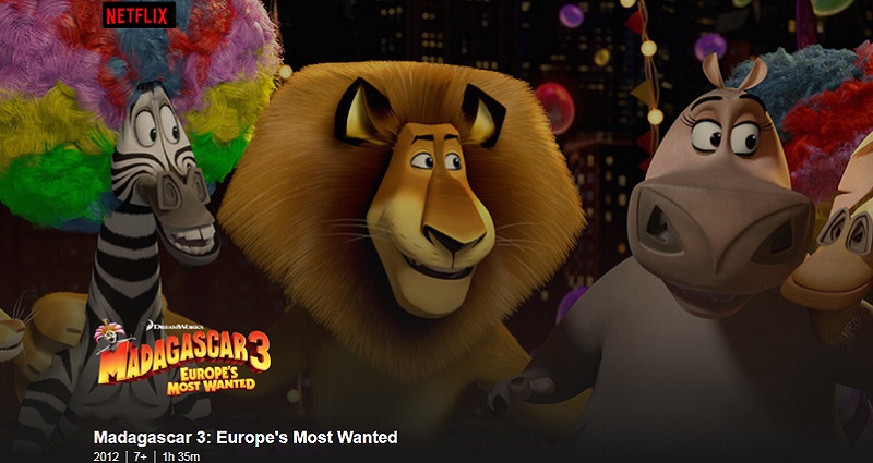 Someone in Singapore Streamed ‘Madagascar 3’ 194 Times on Netflix This Year
