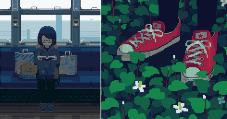 Artist Creates The Best Japanese Pixel Art GIFs on Earth