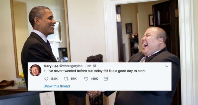 Korean-American Man Reduced to Tears After Hearing What Obama Told Him on His Last Day of Work