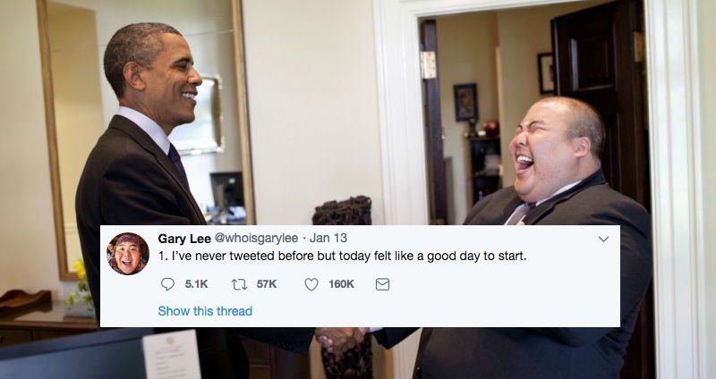 Korean-American Man Reduced to Tears After Hearing What Obama Told Him on His Last Day of Work
