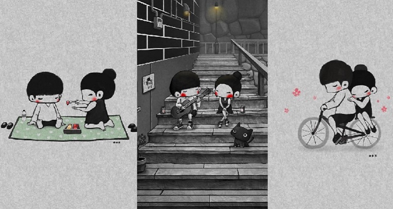 south korean artist captures love