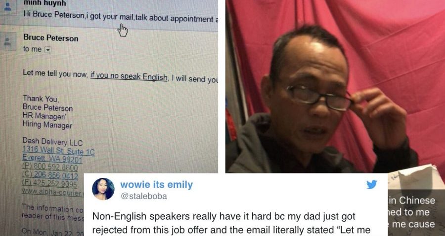 Vietnamese Dad Gets Degrading Email From Company During Job Hunt