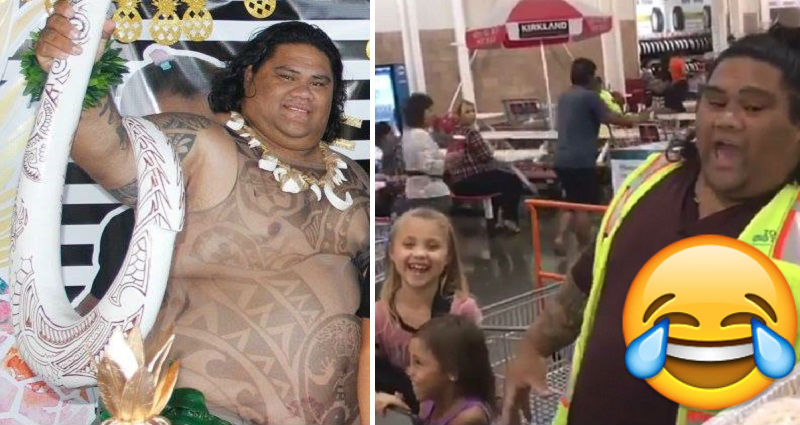 Costco Clerk is the Real Life Maui From Disney's 'Moana'