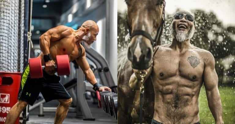 He Started Lifting at 43, Now He’s China’s Buffest 62-Year-Old ‘Grandpa’