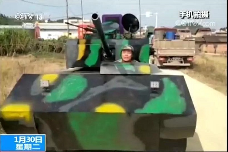 homemade tank