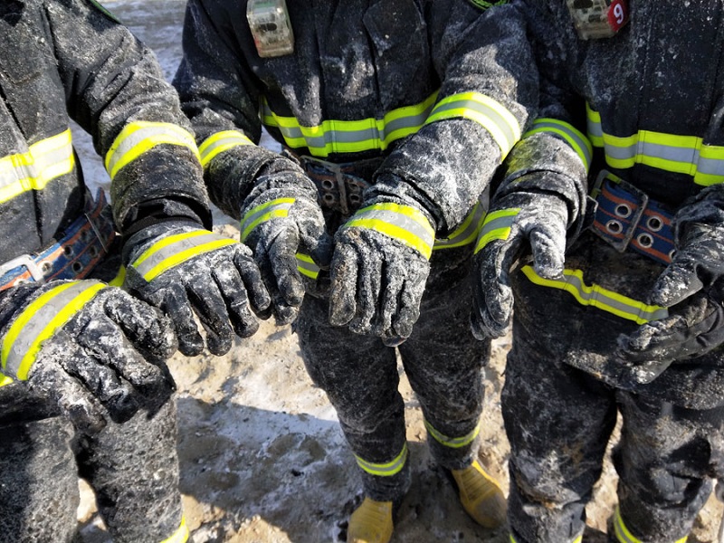 firefighters winter