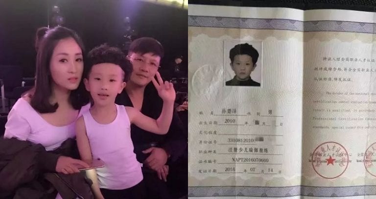 7-Year-Old Chinese Boy With Autism Earns $16,000 Teaching Yoga