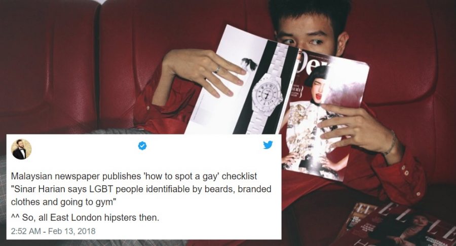 Malaysian Newspaper Slammed for Publishing ‘How to Spot a Gay’ List