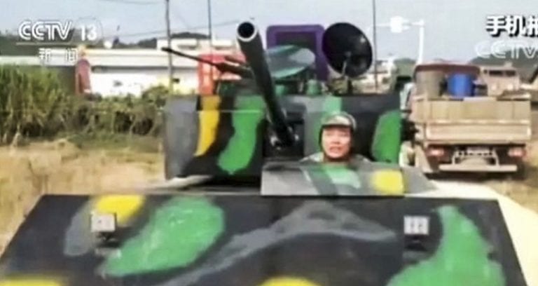 Man Builds Home-Made Tank in China, China Takes Away His License