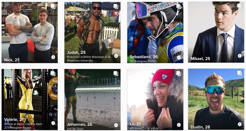tinder pyeongchang olympics athletes looking for some romance