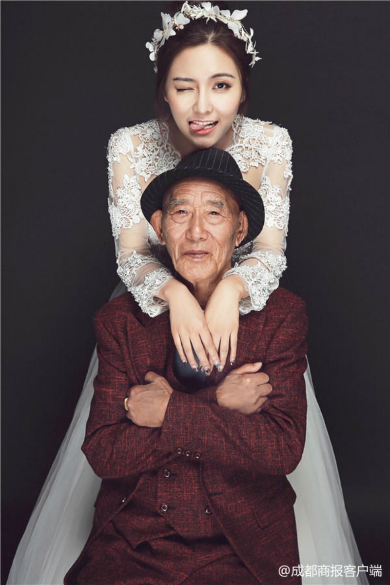 girl with grandpa