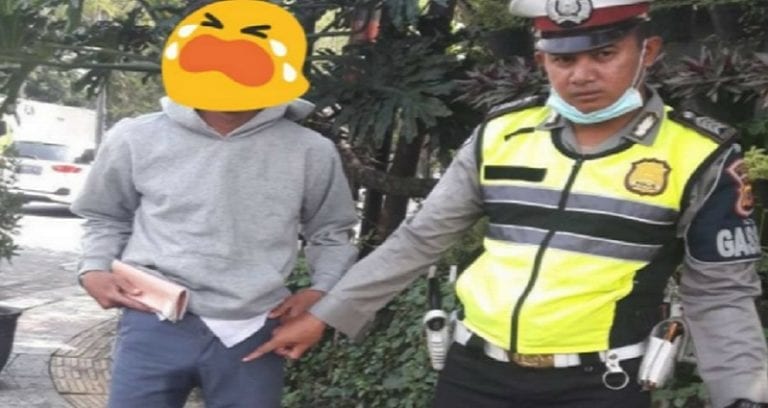 Underage Driver Pees His Pants After Getting Pulled Over, Gets Humiliated By Police With Instagram Photo