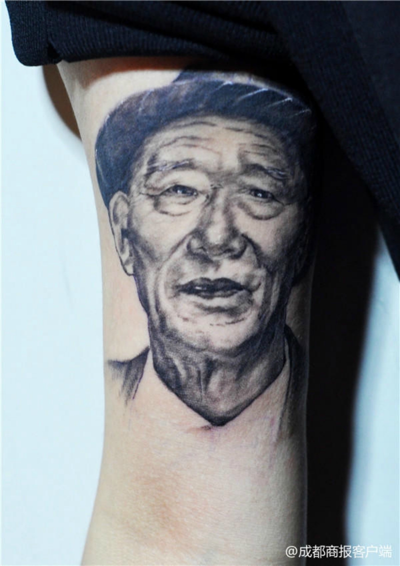 girl with grandpa