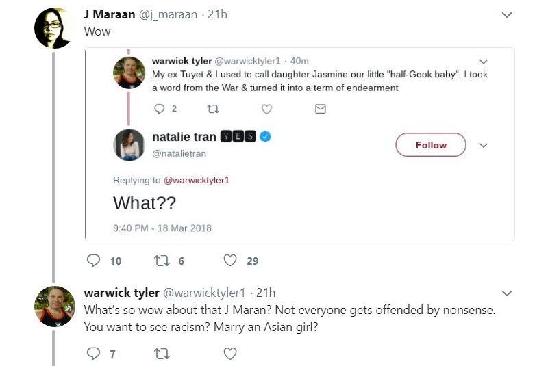 Natalie Tran Blasts Dad Who Calls His Daughter A ‘gook Because Hes Married To An Asian Woman