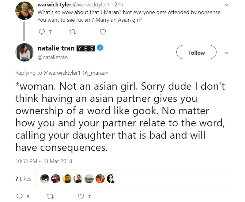 Natalie Tran Blasts Dad Who Calls His Daughter A ‘gook Because Hes Married To An Asian Woman