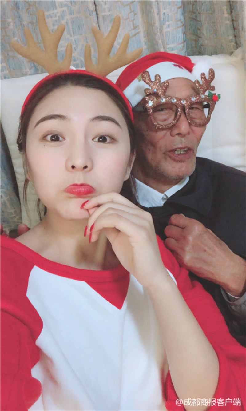 girl with grandpa