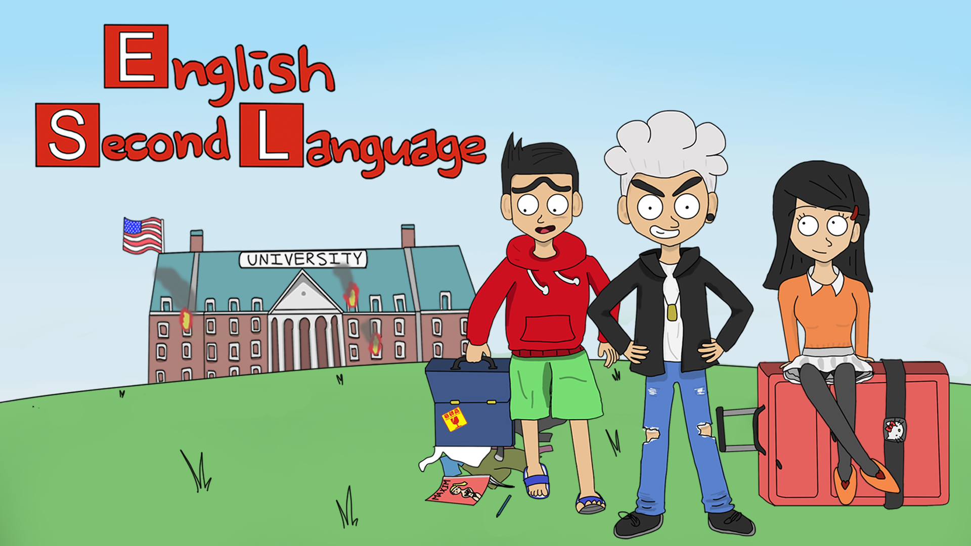 We Drew And Animated This Trailer About Chinese Students At USA College