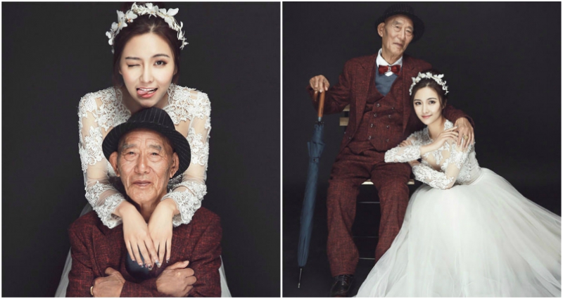 girl with grandpa
