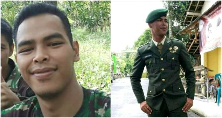Soldier Sacrifices His Life to Save 14 Kids From Sinking Vehicle in Indonesia