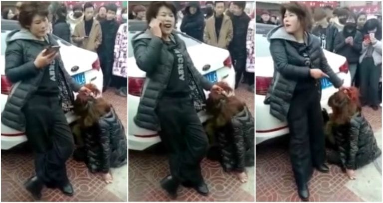 Vengeful Wife in China Beats Mistress, Calls Husband to Watch