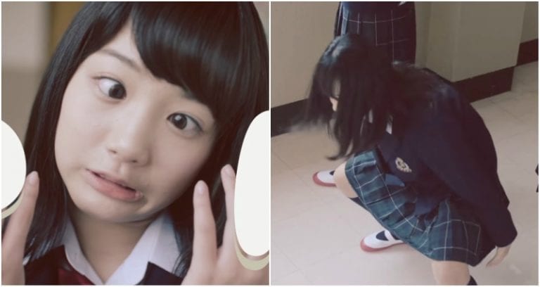 Japanese Company Teaches Schoolgirls How to Pick Panties Out of Their Butts Without Anyone Noticing