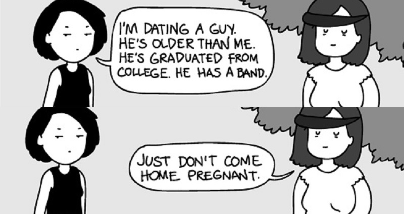 Filipino Artist Shows What It’s Like Growing Up with Polar Opposite Parents