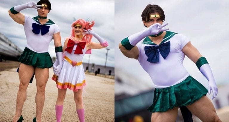 Muscular Cosplayer Loses Followers Every Time He Posts Himself Dressed As Sailor Moon on Instagram