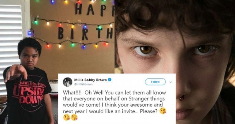 No One Came To His ‘Stranger Things’ Birthday Party, So the Cast Came to the Rescue