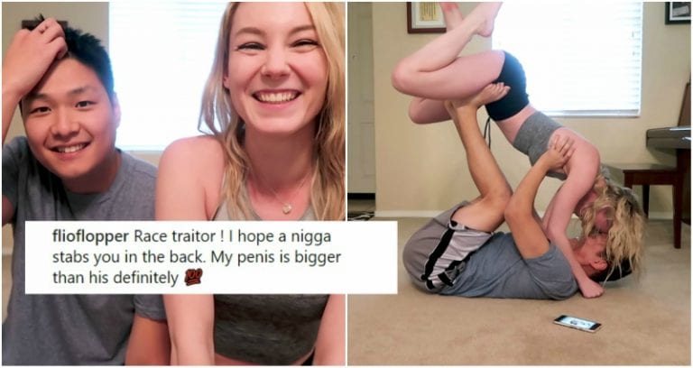 Twitch Streamer’s ‘Yoga Challenge’ With Boyfriend Triggers Racists Who Swear They Are ‘Bigger’