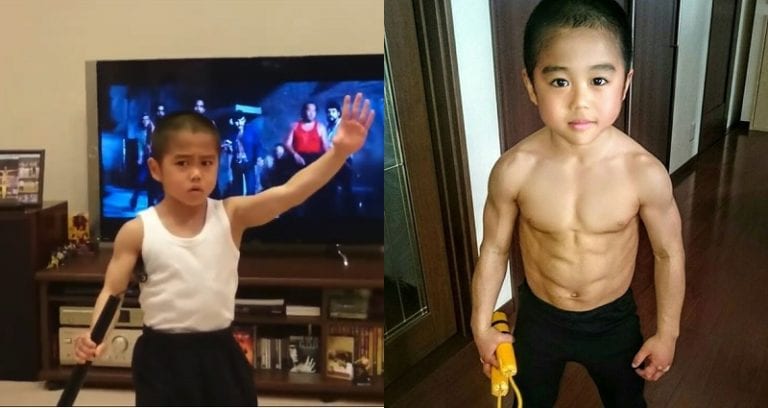 Japanese Boy Trains 4.5 Hours a Day to Be Like Bruce Lee
