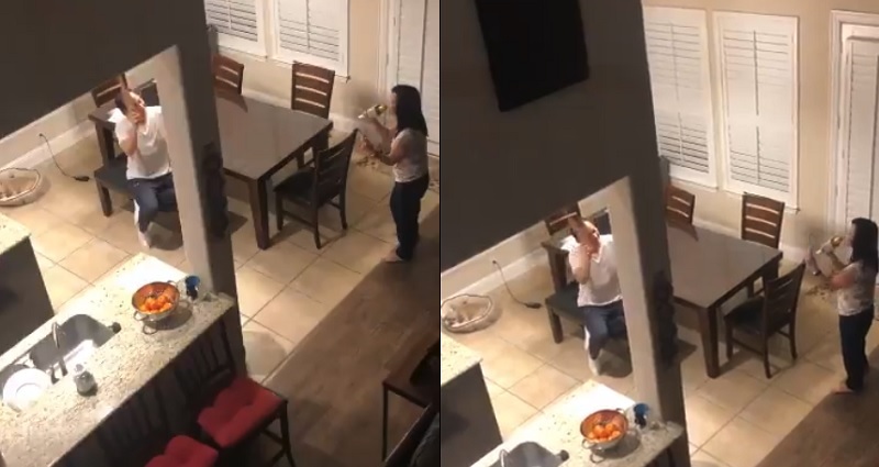 Asian Dad Waving Chopsticks For Wife Singing Karaoke is Peak Relationship Goals