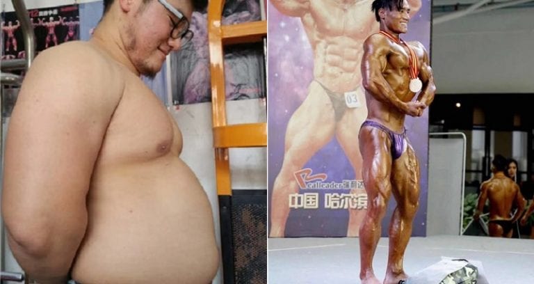Obese Chinese Student Loses 66 Pounds After Six Months of Working Out
