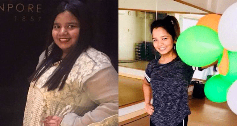 Indian Woman Bullied For Being Overweight Loses 93 Pounds in 6 Months