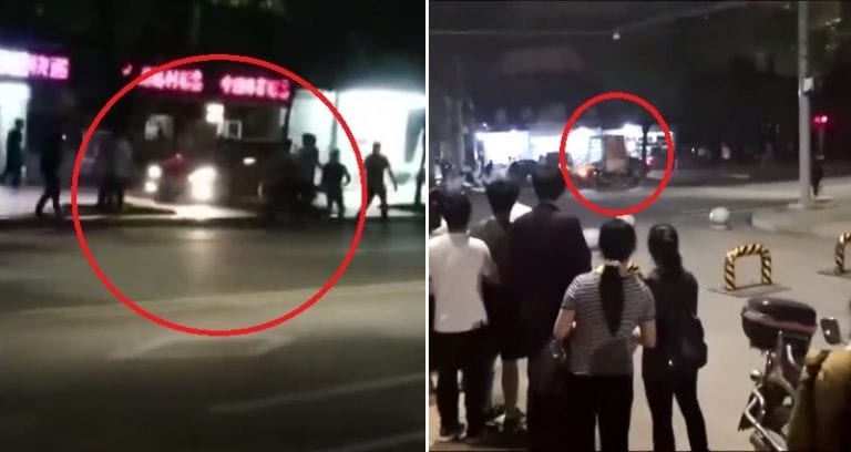 Heroic Cop in China Sacrifices Life to Save Pedestrians from Driver Speeding on Sidewalk