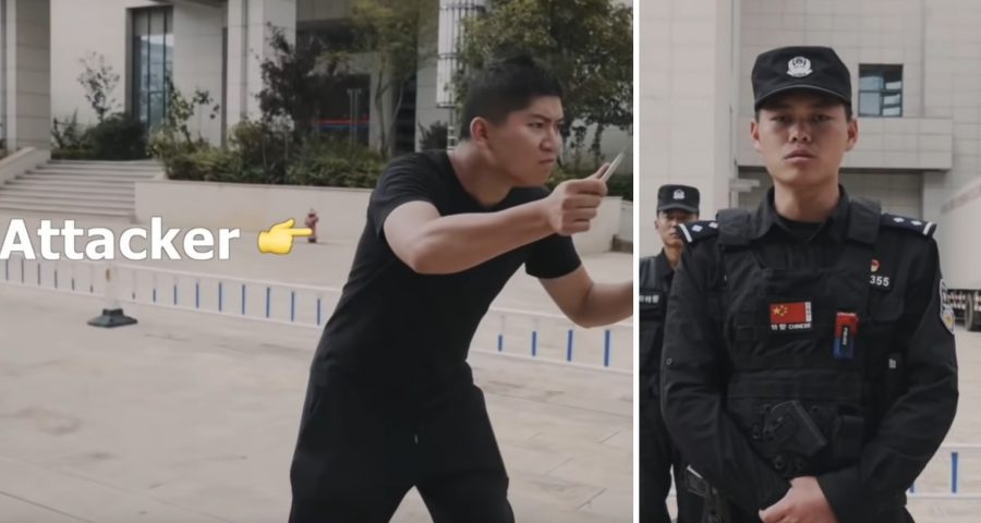 Chinese Police Department’s PSA for Knife Attacks Defense is Hilarious and Accurate AF