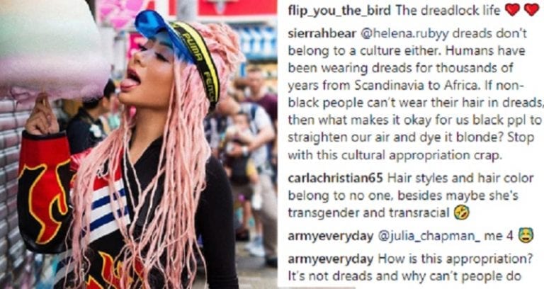 Trans Instagrammer Sparks ‘Cultural Appropriation’ Debate Over Pink Dreadlock Wig