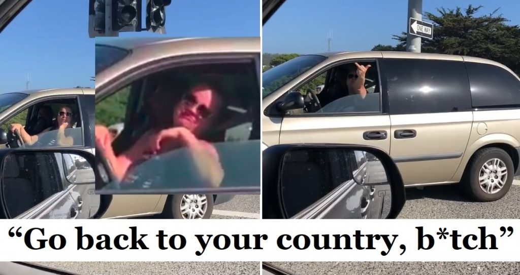 Racist Driver Attacks Asian American Mom With Hate Speech in Front of Her Children