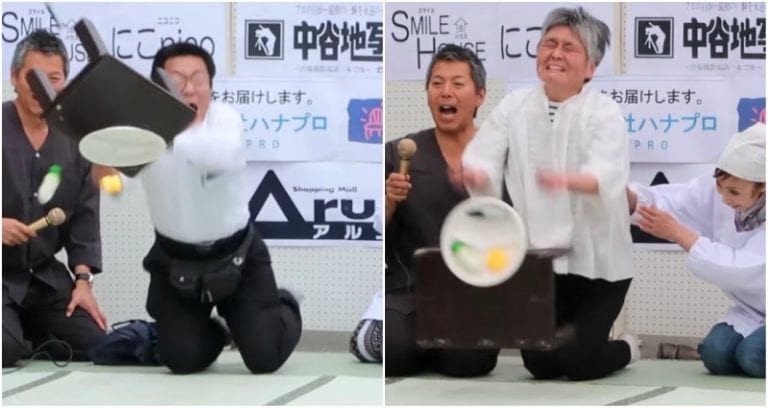 Japan Holds an Annual Contest on Who Can Angrily Flip a Tea Table the Farthest